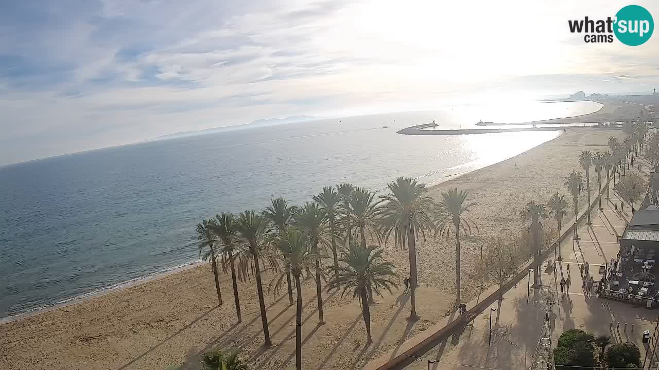 LIVEcam Roses plage – Hotel Montecarlo