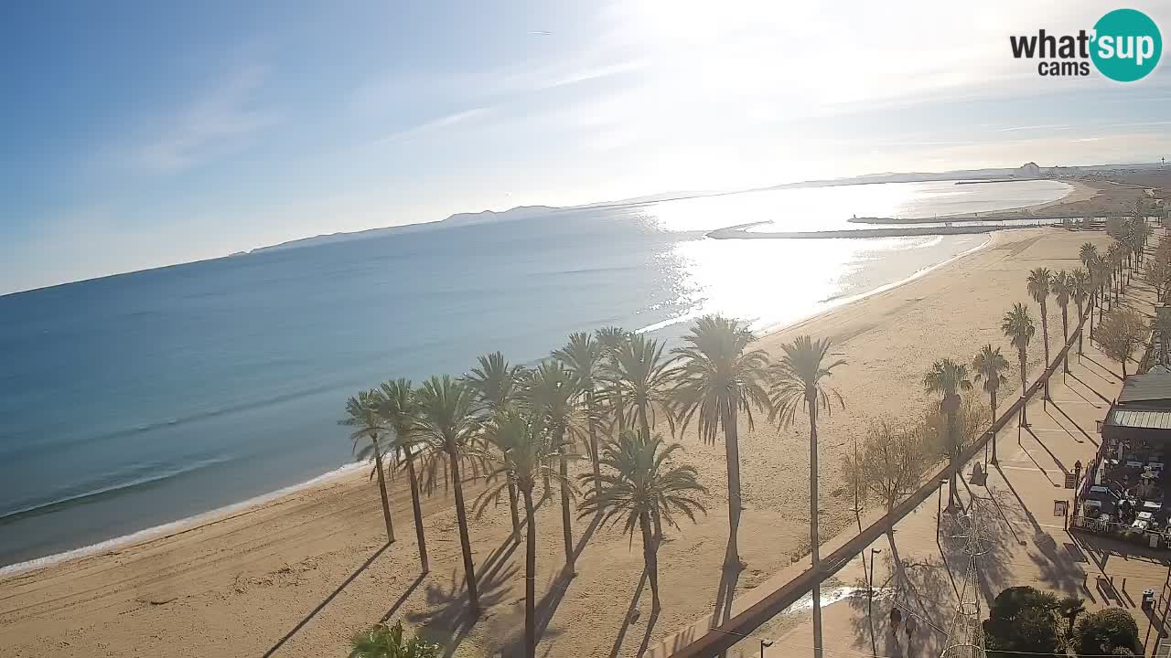 LIVEcam Roses plage – Hotel Montecarlo