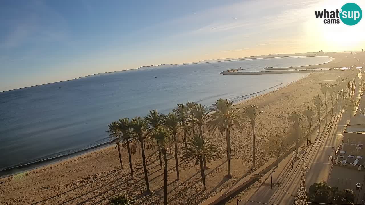 LIVEcam Roses plage – Hotel Montecarlo