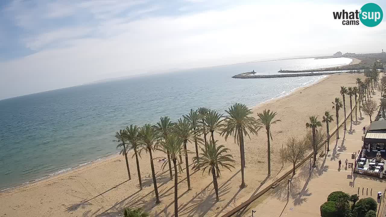 LIVEcam Roses plage – Hotel Montecarlo