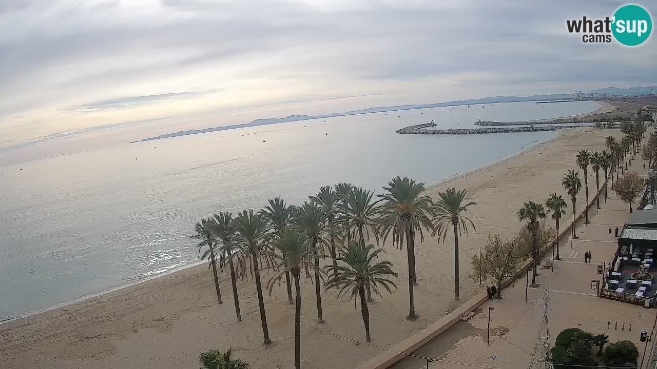 LIVEcam Roses plage – Hotel Montecarlo