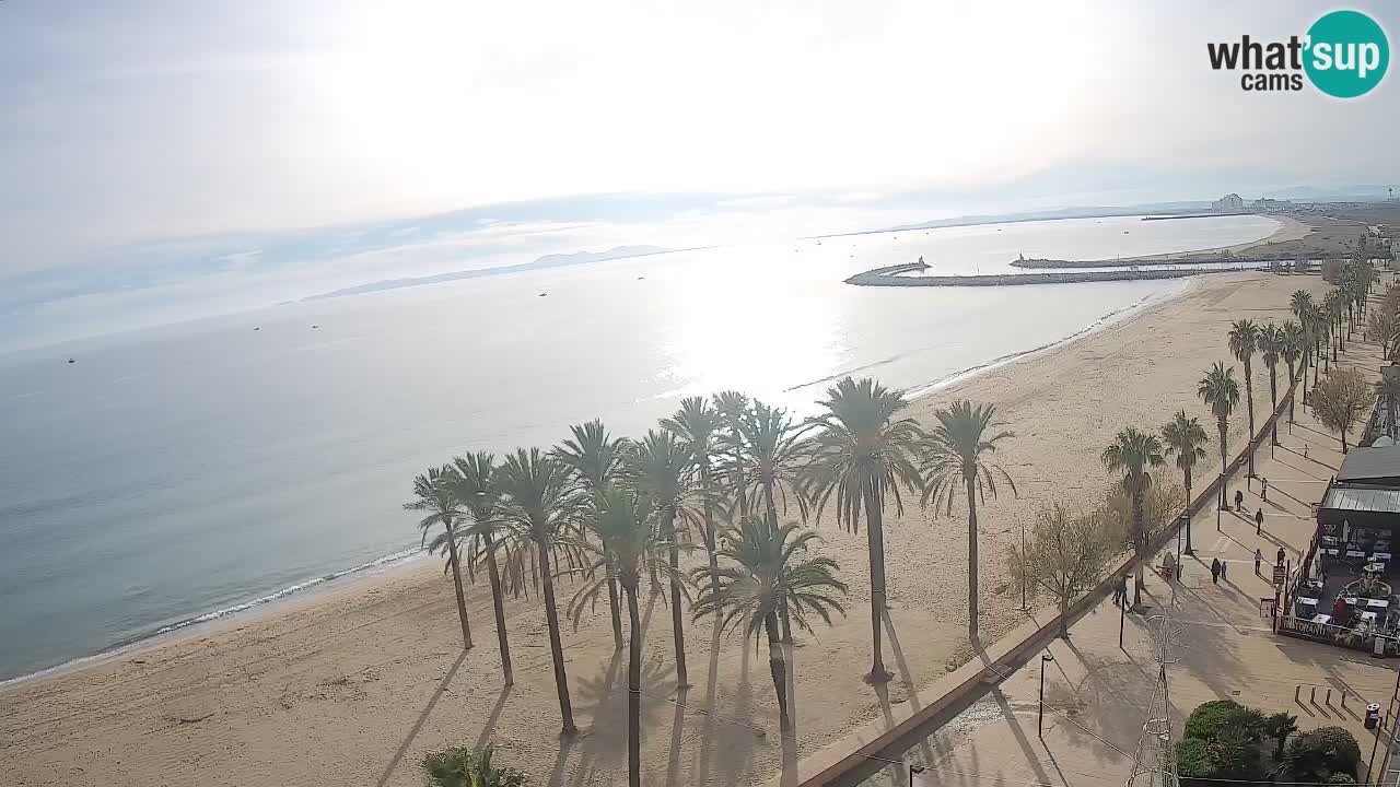 LIVEcam Roses plage – Hotel Montecarlo