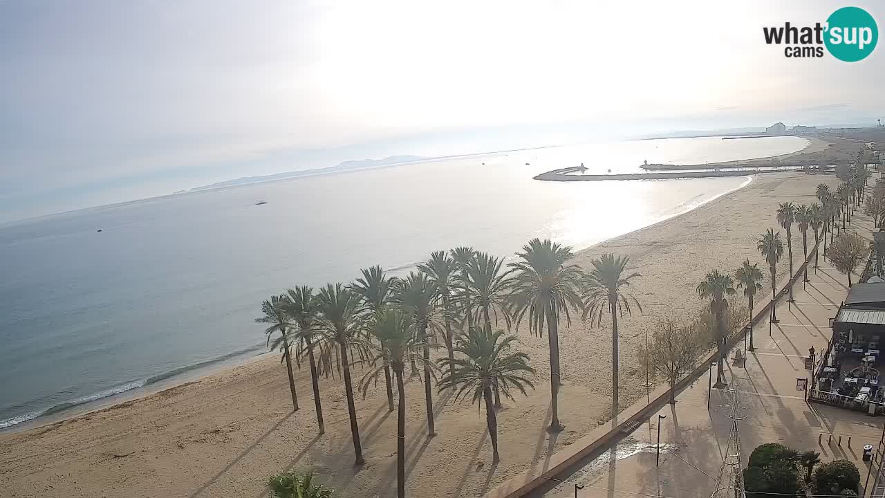 LIVEcam Roses plage – Hotel Montecarlo