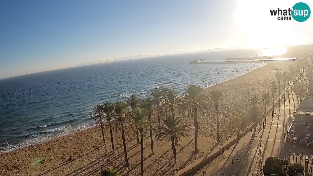 LIVEcam Roses plage – Hotel Montecarlo