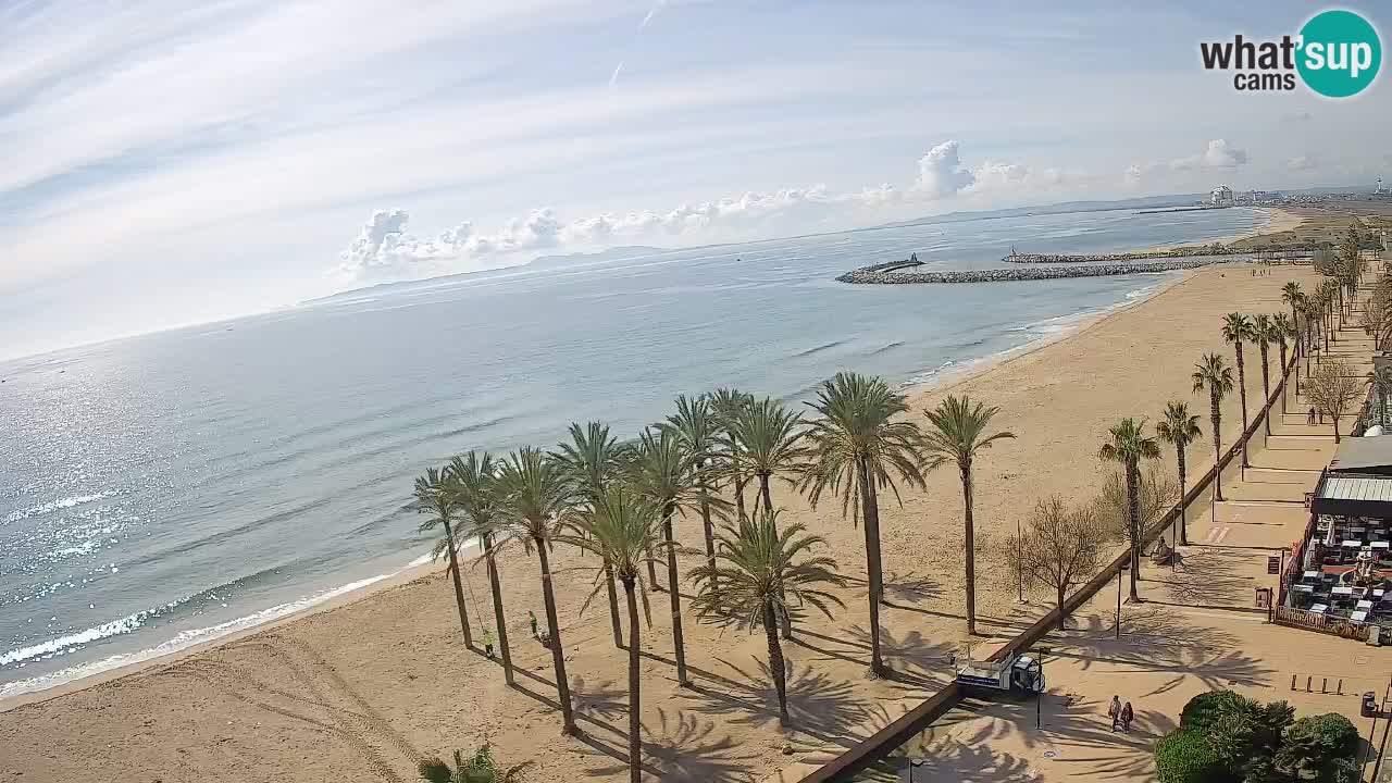 LIVEcam Roses plage – Hotel Montecarlo
