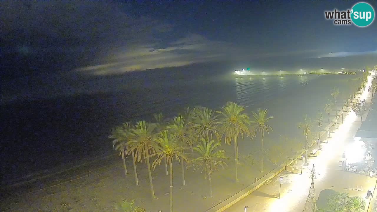 LIVEcam Roses plage – Hotel Montecarlo