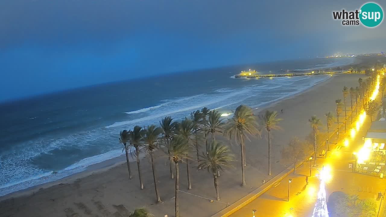 Camera en vivo Roses playa – Hotel MonteCarlo