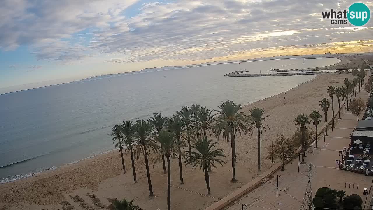 LIVEcam Roses plage – Hotel Montecarlo