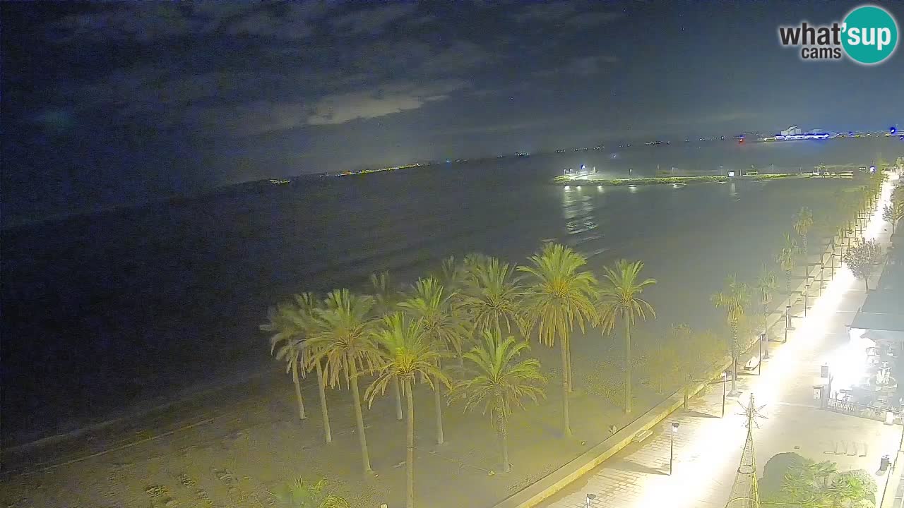 LIVEcam Roses plage – Hotel Montecarlo