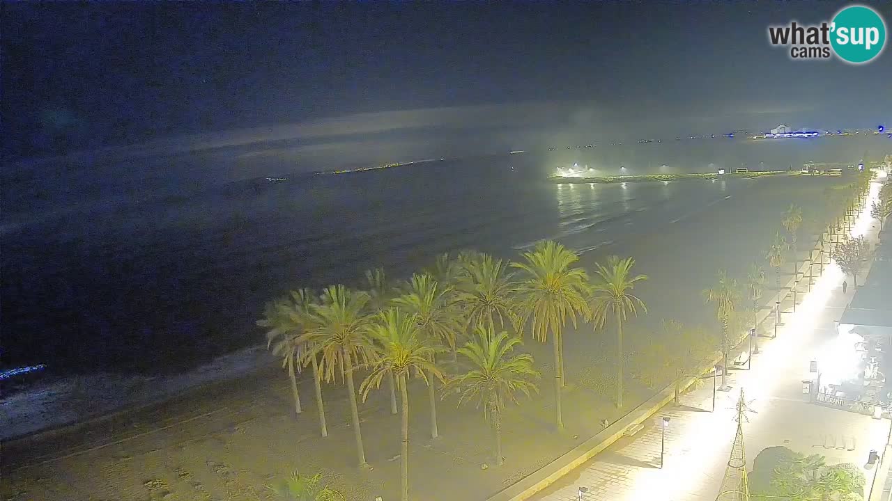 LIVEcam Roses plage – Hotel Montecarlo