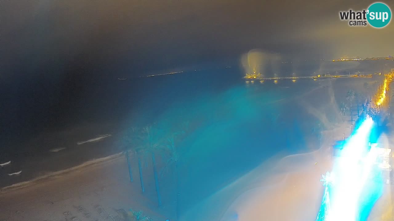 LIVEcam Roses plage – Hotel Montecarlo