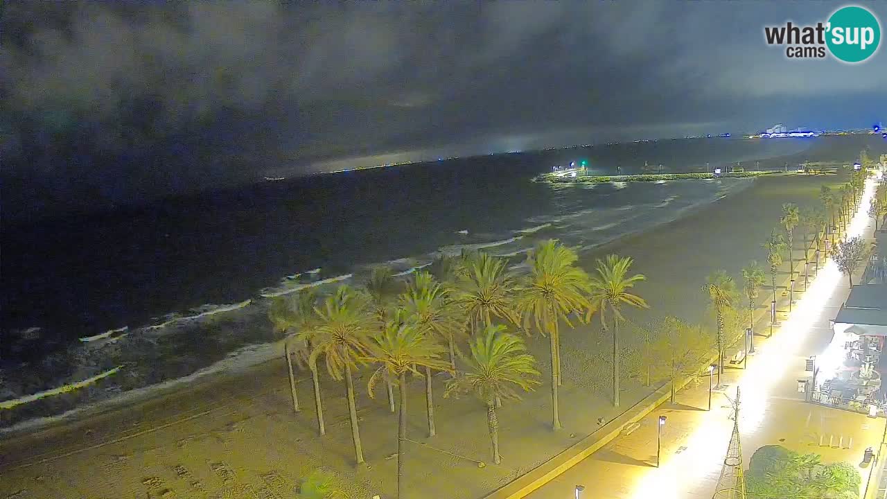 LIVEcam Roses plage – Hotel Montecarlo