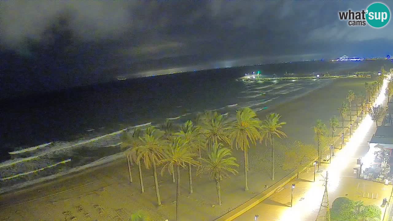 LIVEcam Roses plage – Hotel Montecarlo