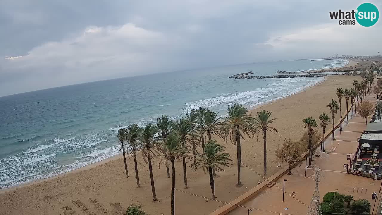 LIVEcam Roses plage – Hotel Montecarlo