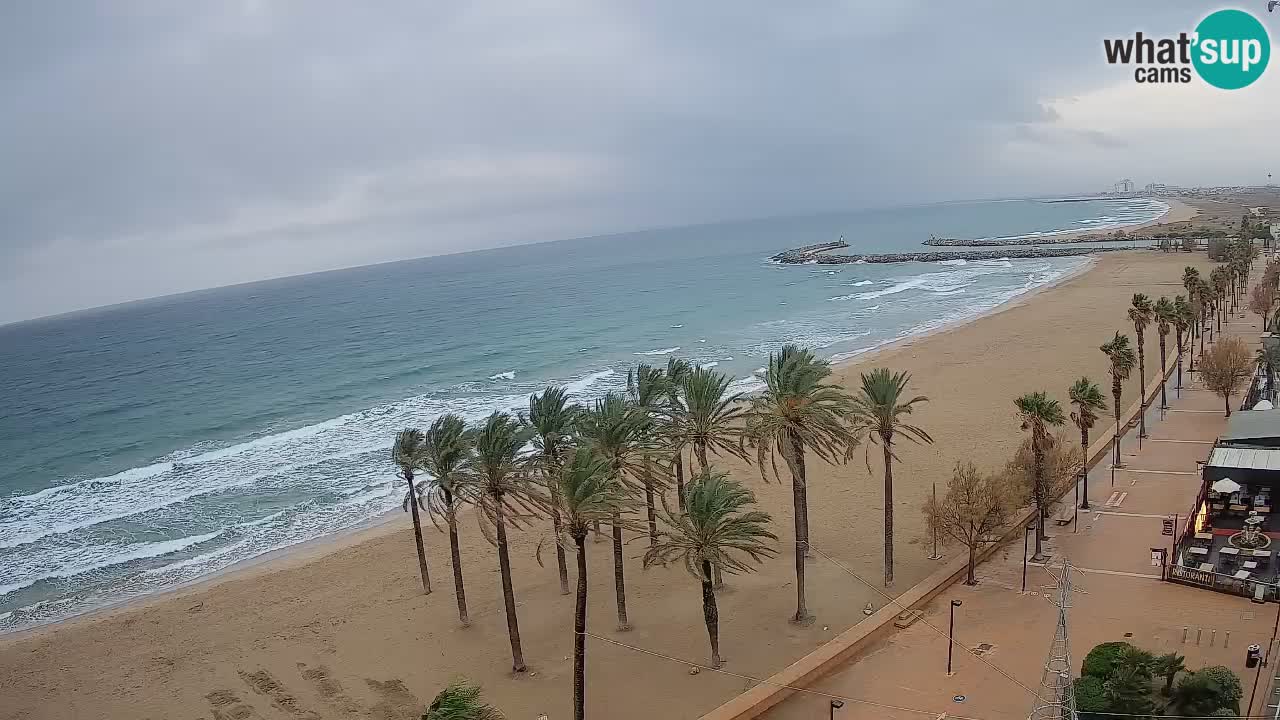 LIVEcam Roses plage – Hotel Montecarlo