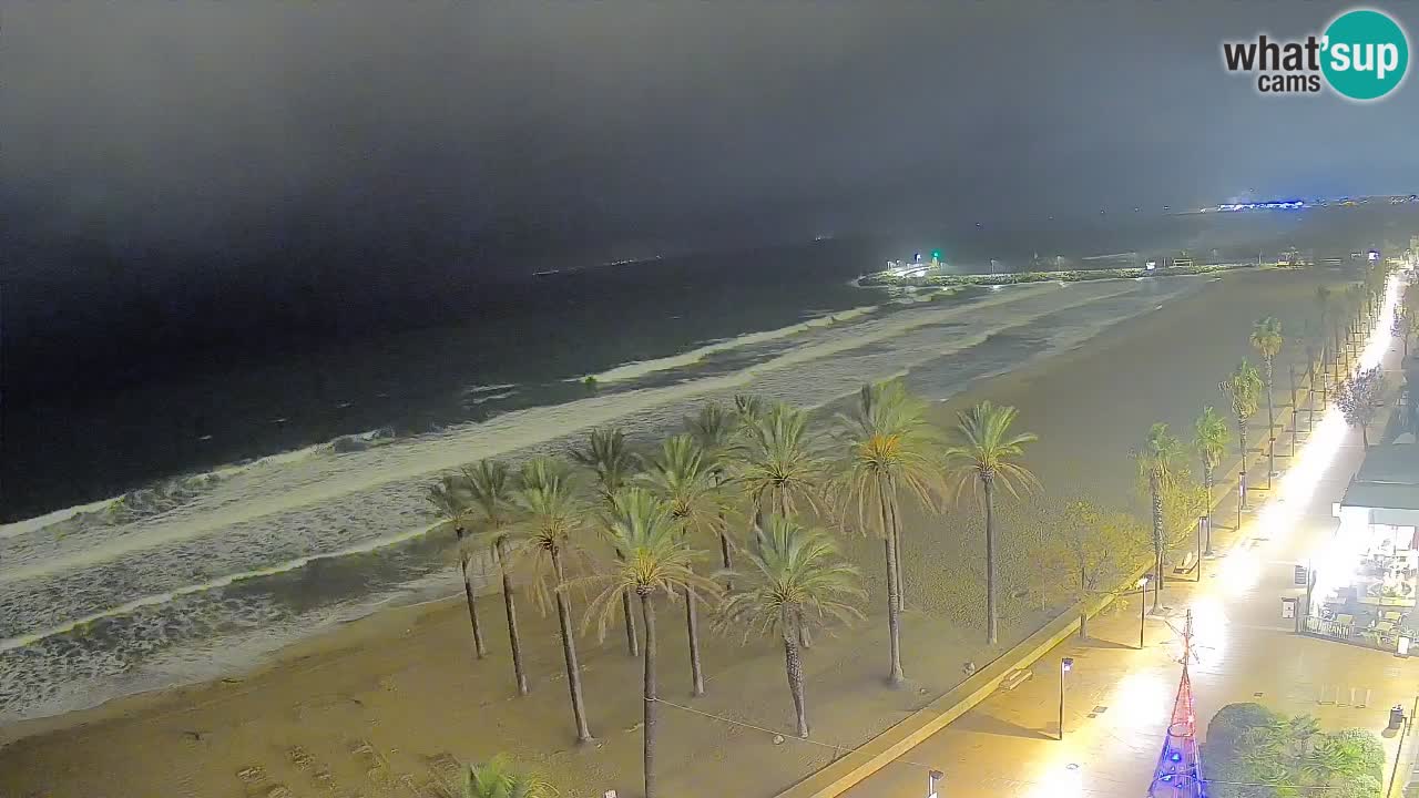 LIVEcam Roses plage – Hotel Montecarlo