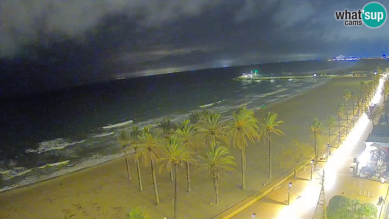 LIVEcam Roses plage – Hotel Montecarlo