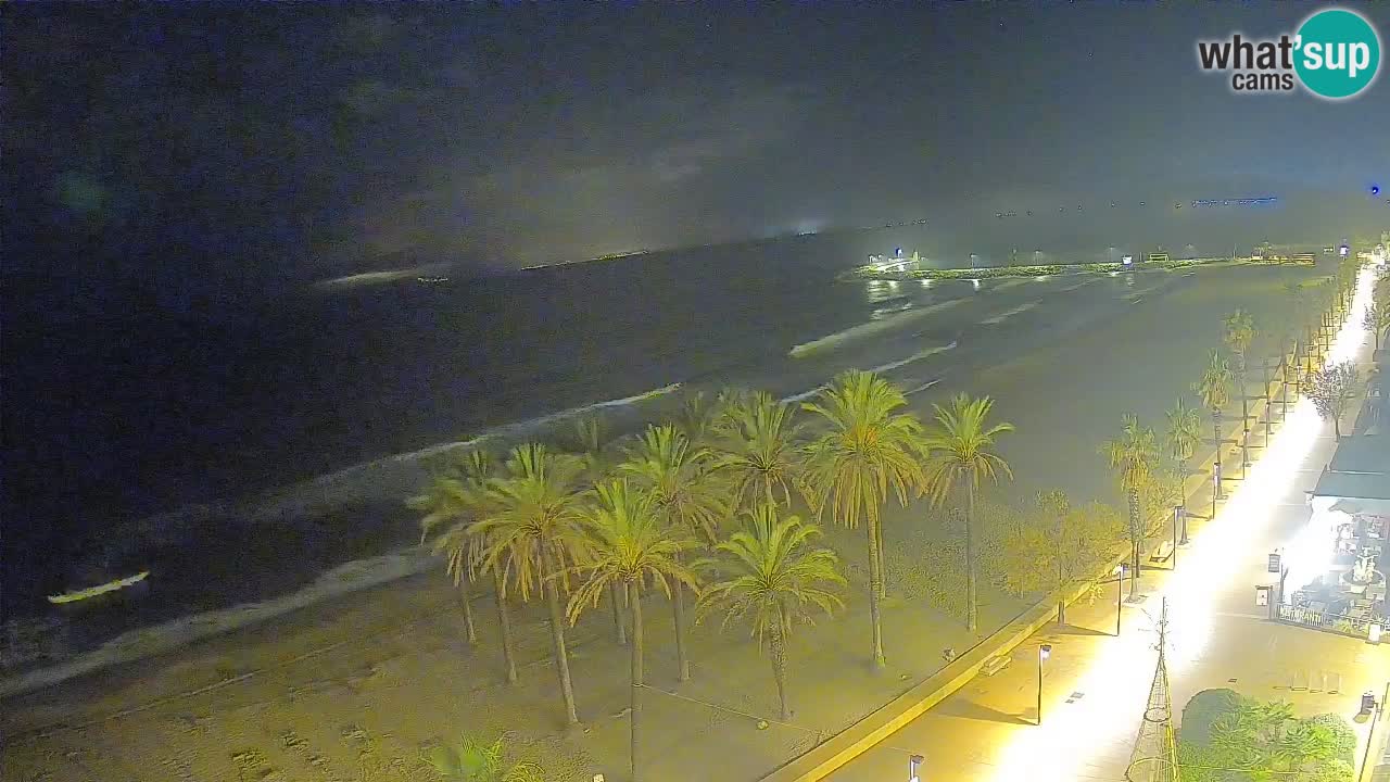 LIVEcam Roses plage – Hotel Montecarlo