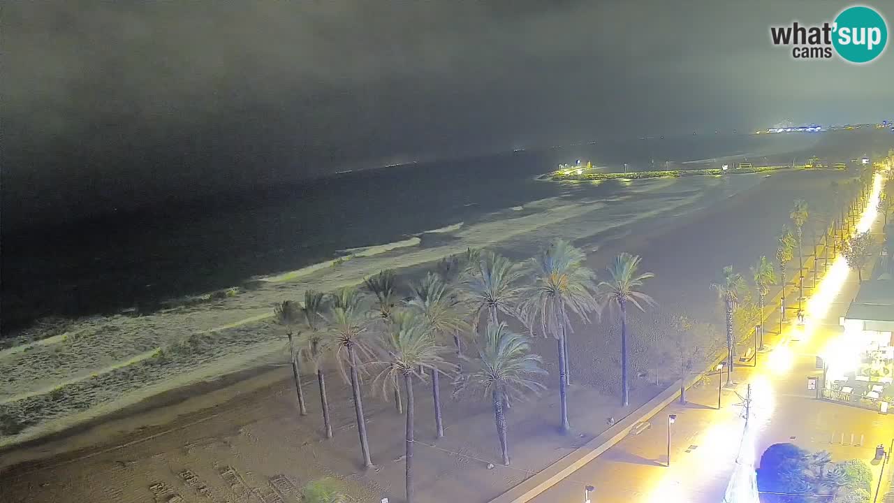 LIVEcam Roses plage – Hotel Montecarlo