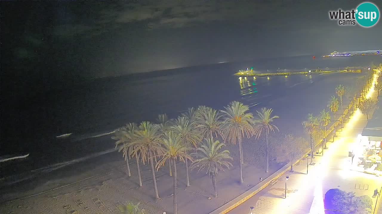 LIVEcam Roses plage – Hotel Montecarlo