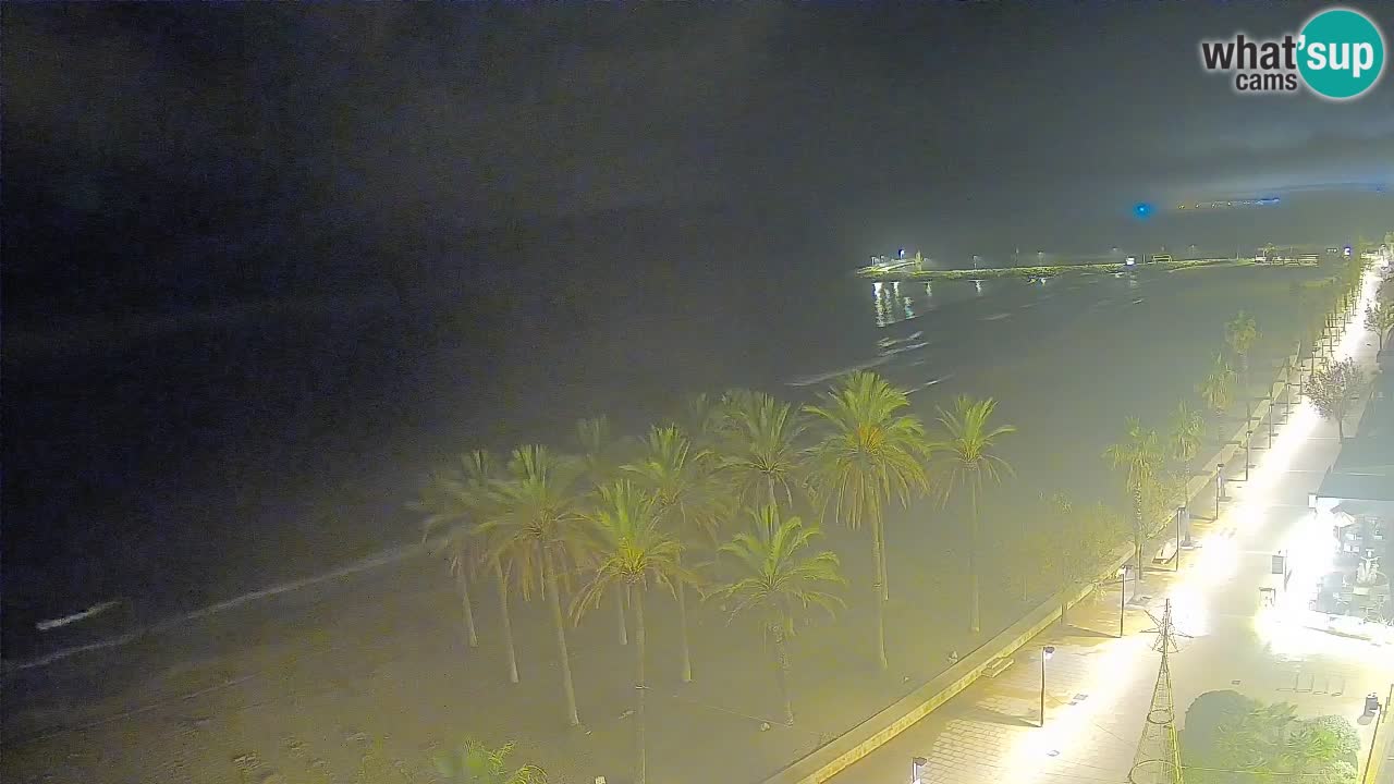 LIVEcam Roses plage – Hotel Montecarlo