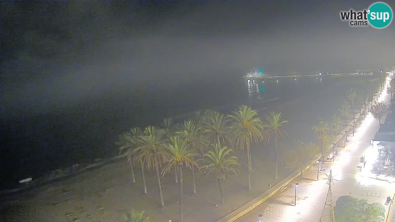 LIVEcam Roses plage – Hotel Montecarlo