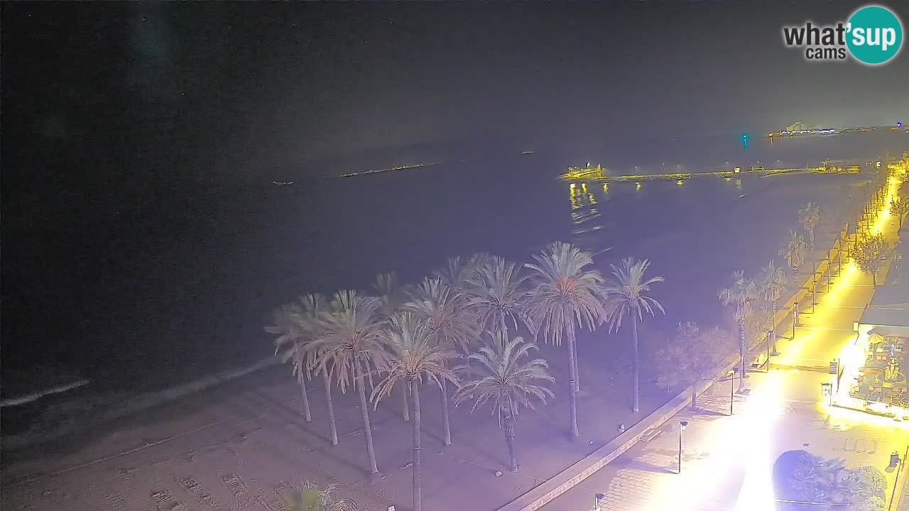 LIVEcam Roses plage – Hotel Montecarlo