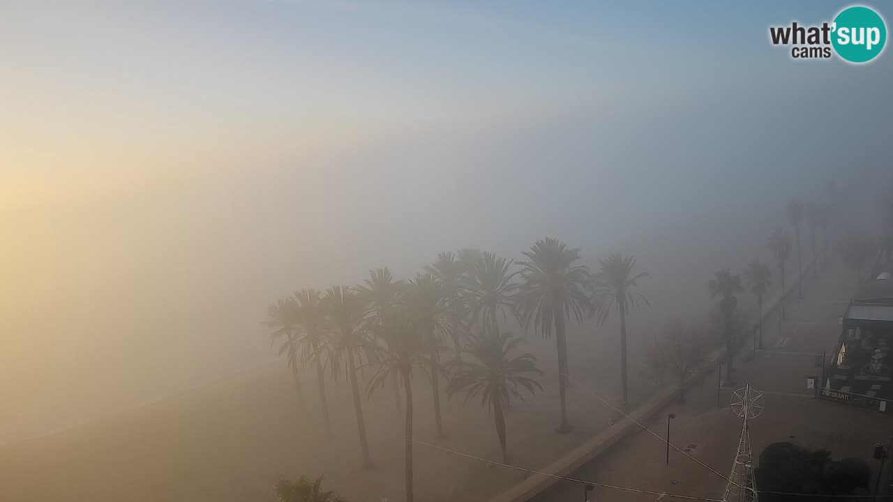 LIVEcam Roses plage – Hotel Montecarlo