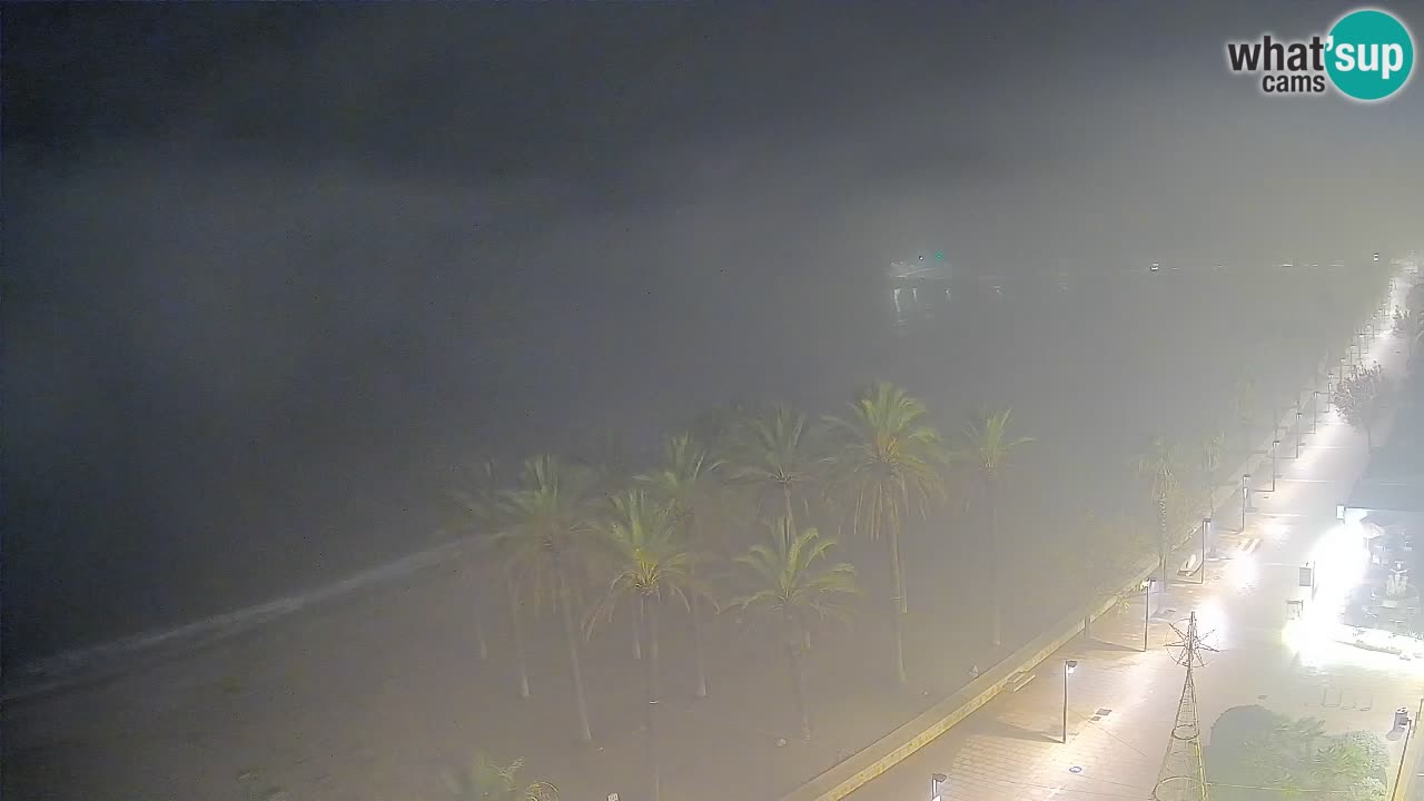 LIVEcam Roses plage – Hotel Montecarlo