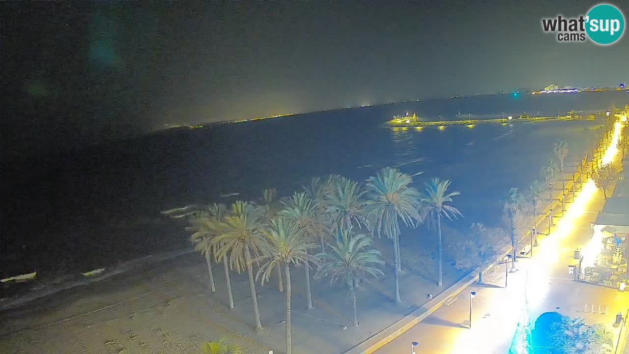 LIVEcam Roses plage – Hotel Montecarlo