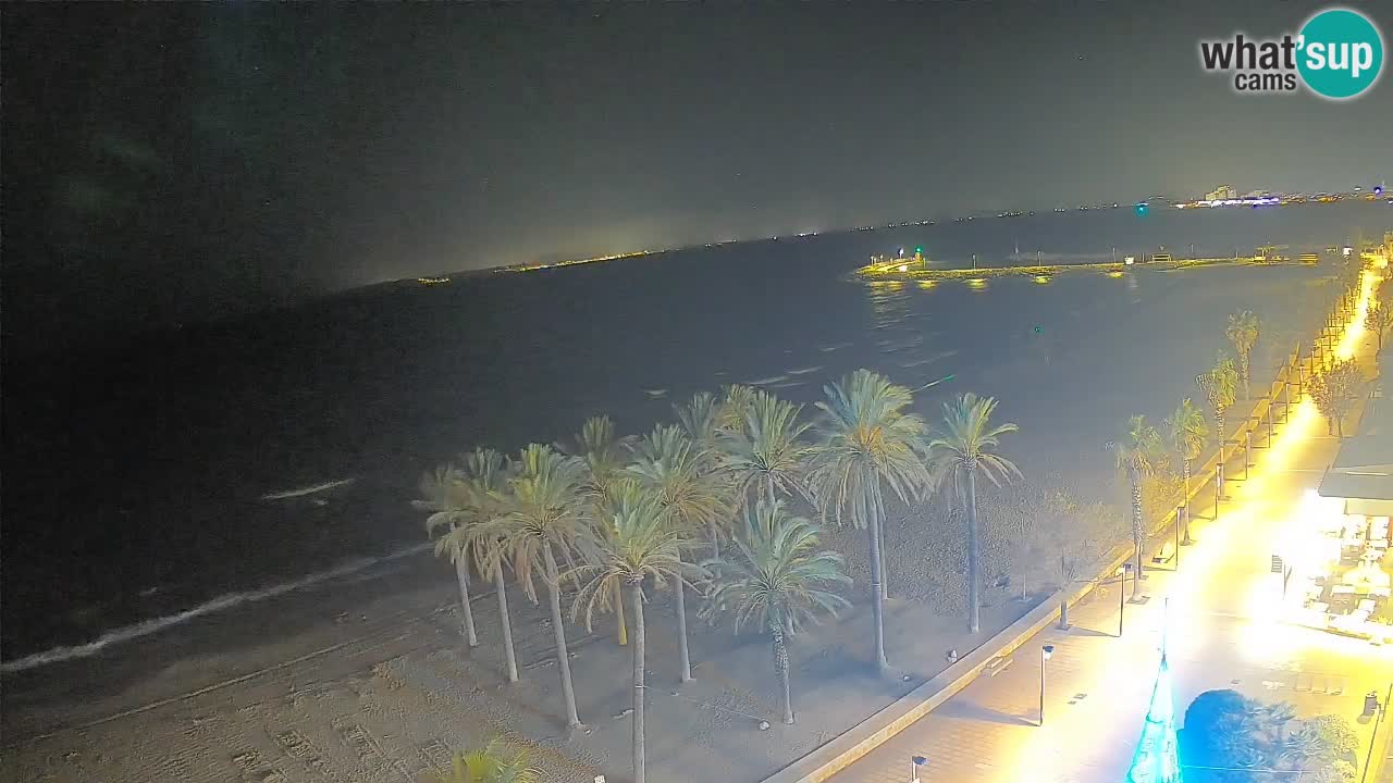 LIVEcam Roses plage – Hotel Montecarlo