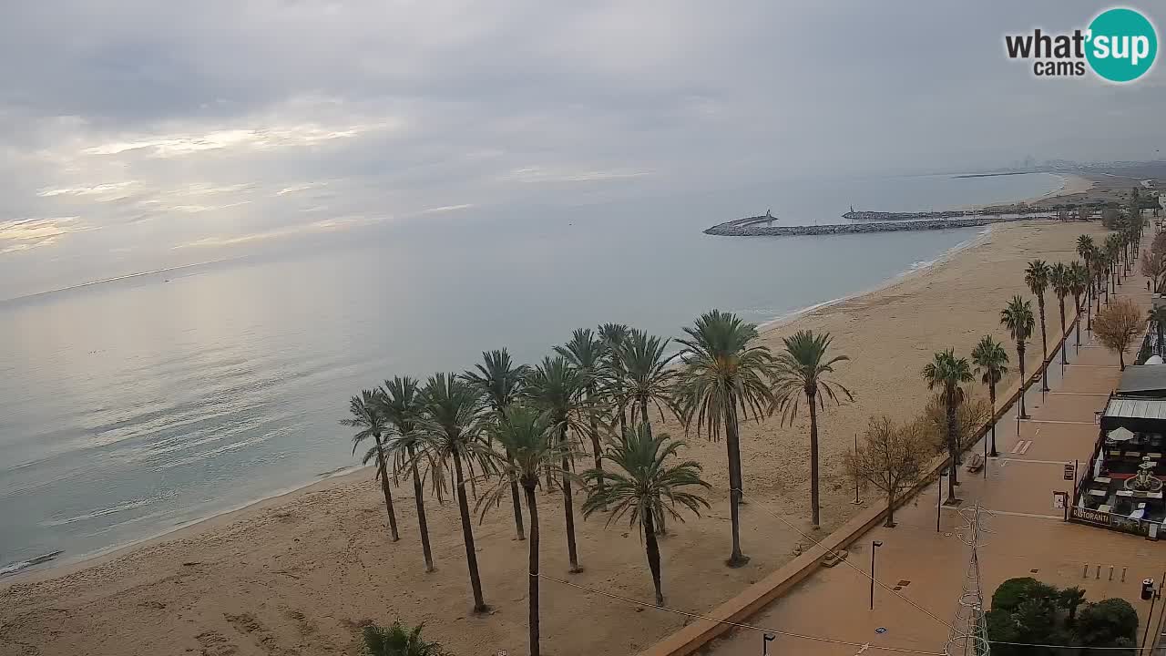 LIVEcam Roses plage – Hotel Montecarlo
