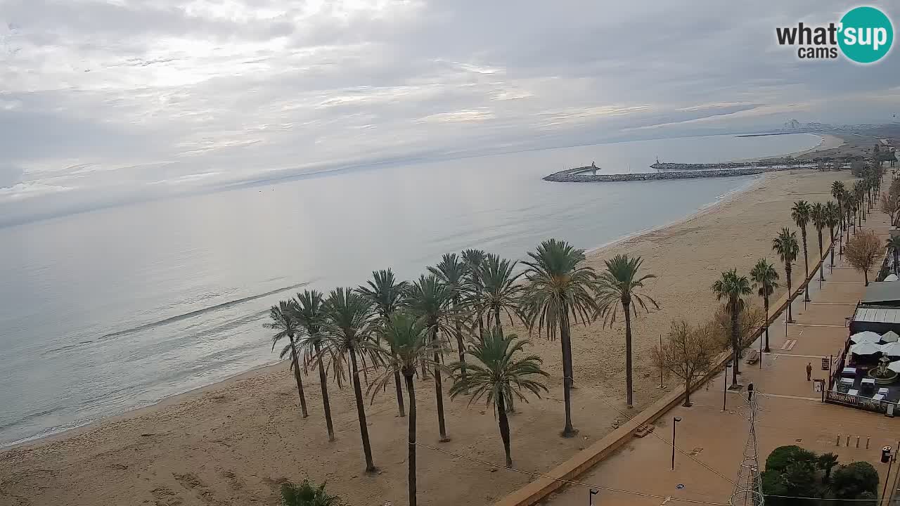 LIVEcam Roses plage – Hotel Montecarlo