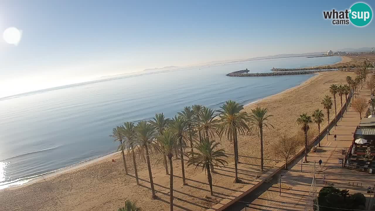 LIVEcam Roses plage – Hotel Montecarlo