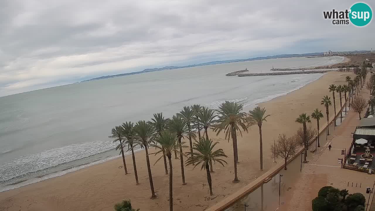 Kamera v Živo Roses plaža – pogled s hotela Montecarlo