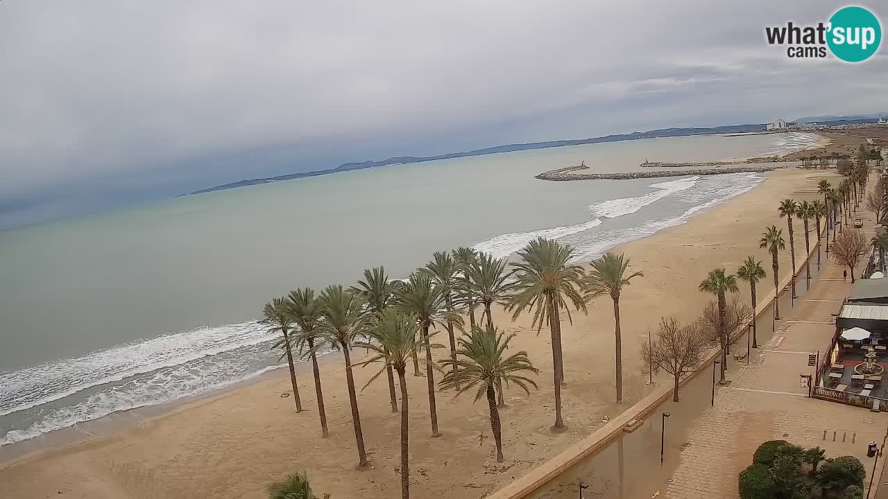 Kamera v Živo Roses plaža – pogled s hotela Montecarlo