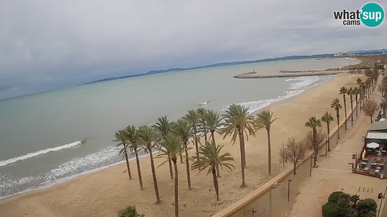 LIVEcam Roses plage – Hotel Montecarlo