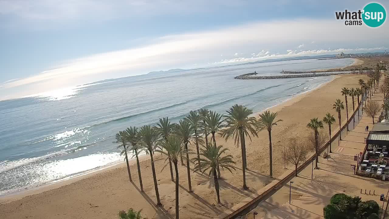 LIVEcam Roses plage – Hotel Montecarlo