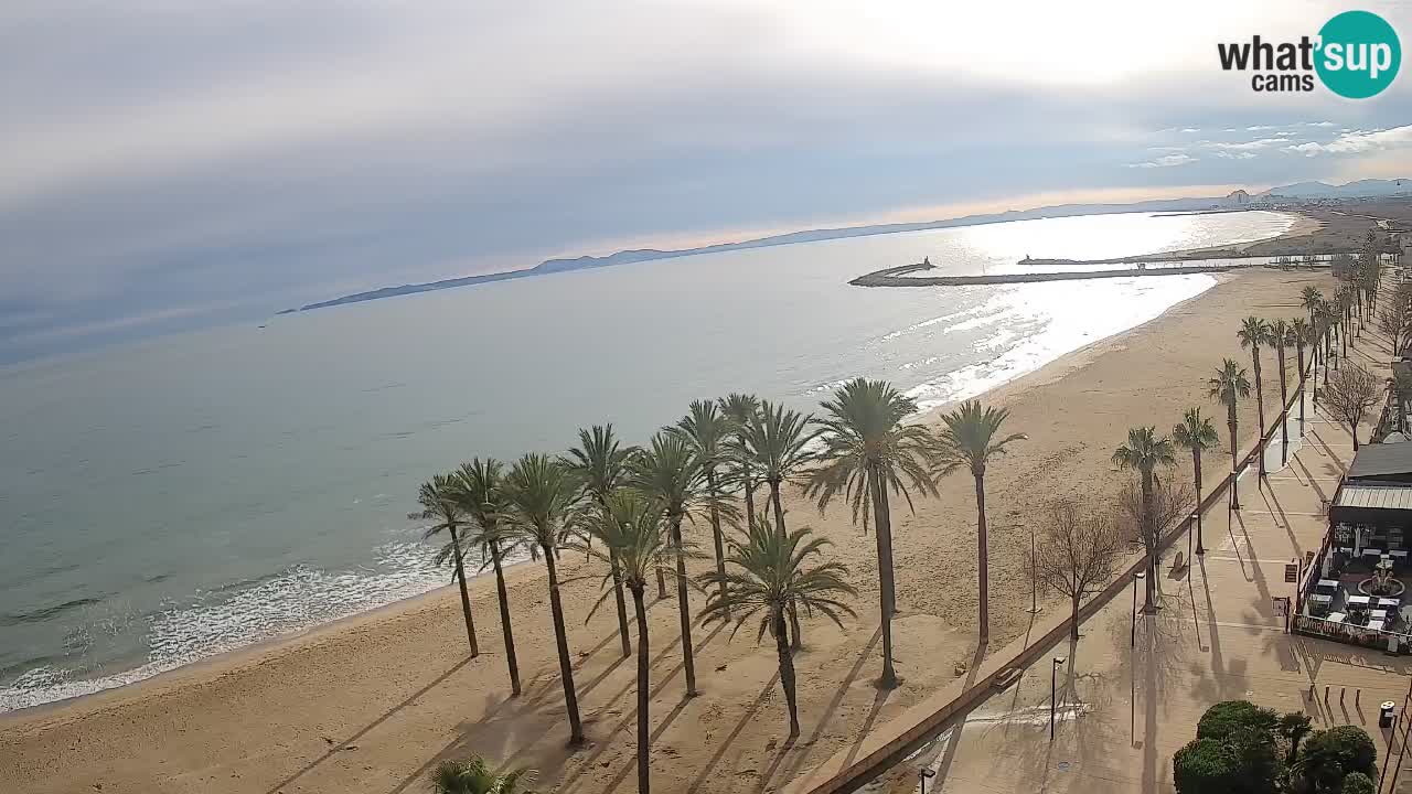 LIVEcam Roses plage – Hotel Montecarlo