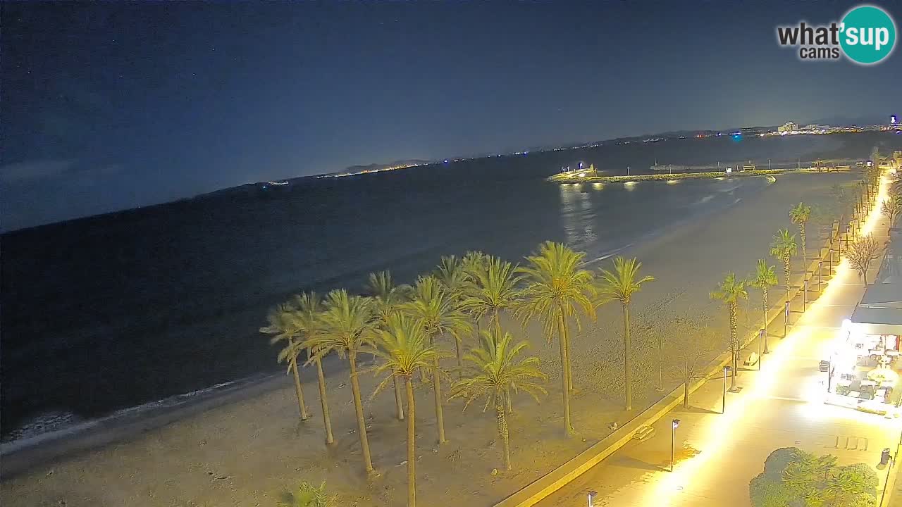 LIVEcam Roses plage – Hotel Montecarlo