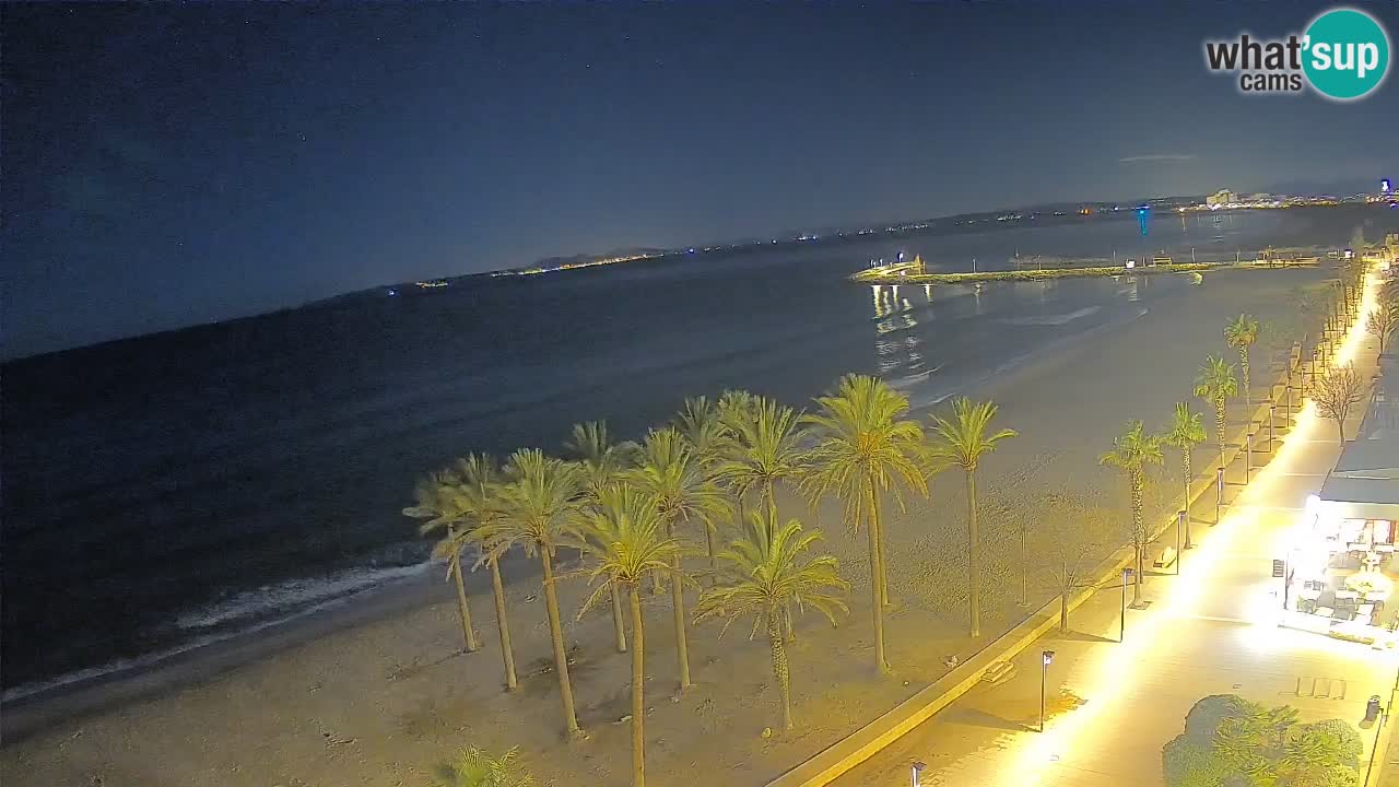 LIVEcam Roses plage – Hotel Montecarlo