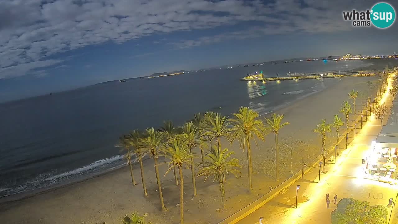 LIVEcam Roses plage – Hotel Montecarlo