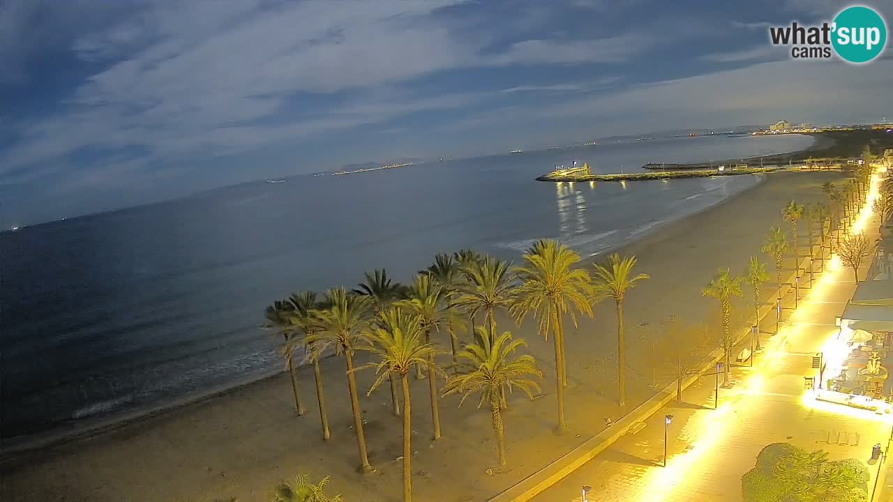 LIVEcam Roses plage – Hotel Montecarlo