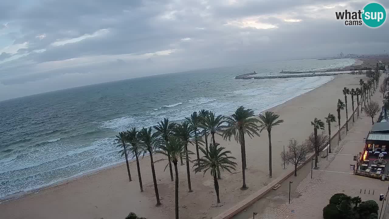 LIVEcam Roses plage – Hotel Montecarlo
