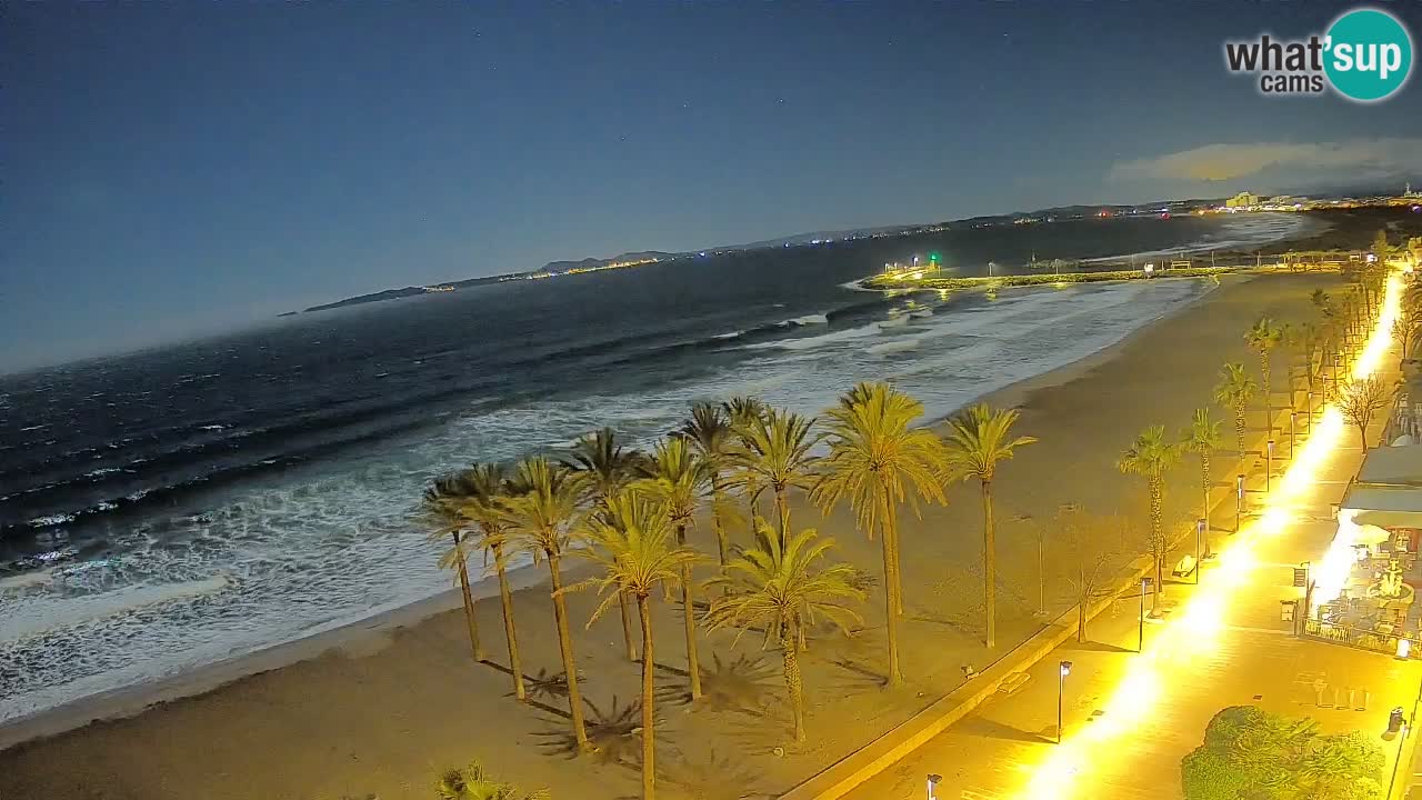 LIVEcam Roses plage – Hotel Montecarlo