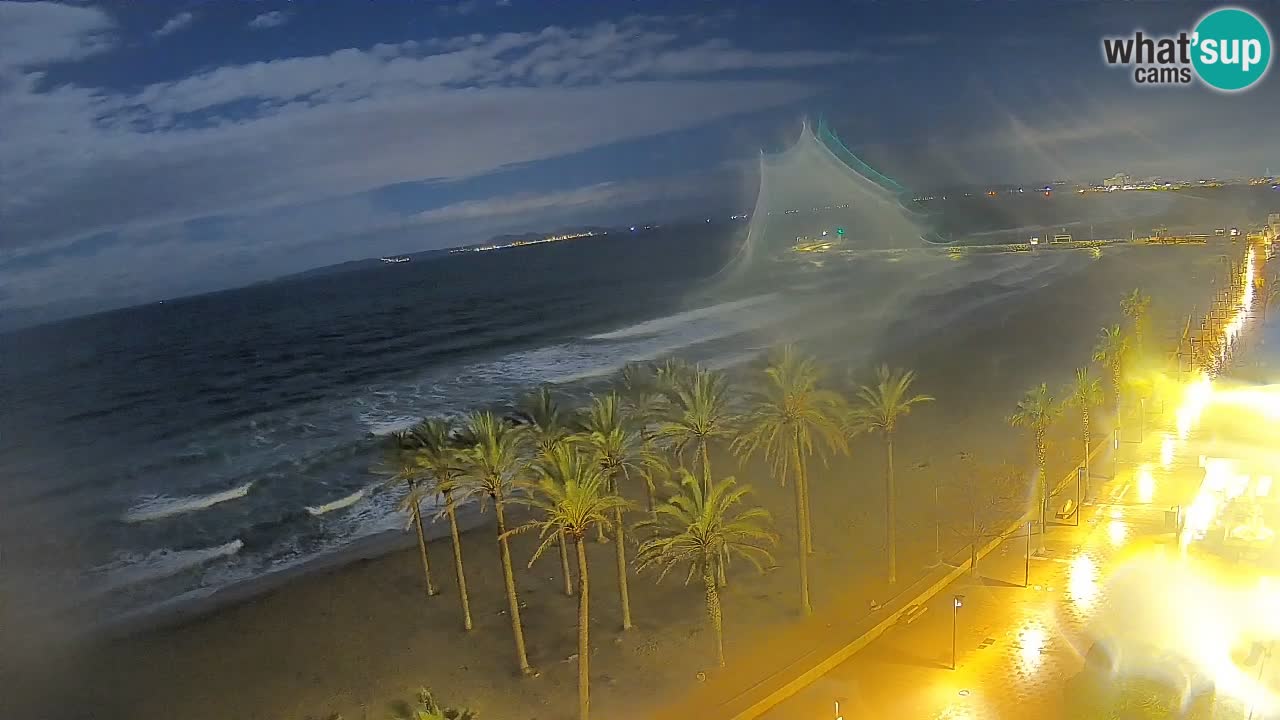 LIVEcam Roses plage – Hotel Montecarlo