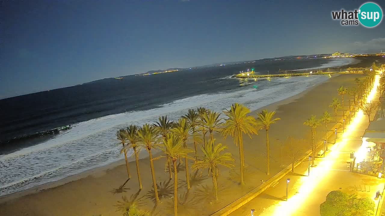 LIVEcam Roses plage – Hotel Montecarlo