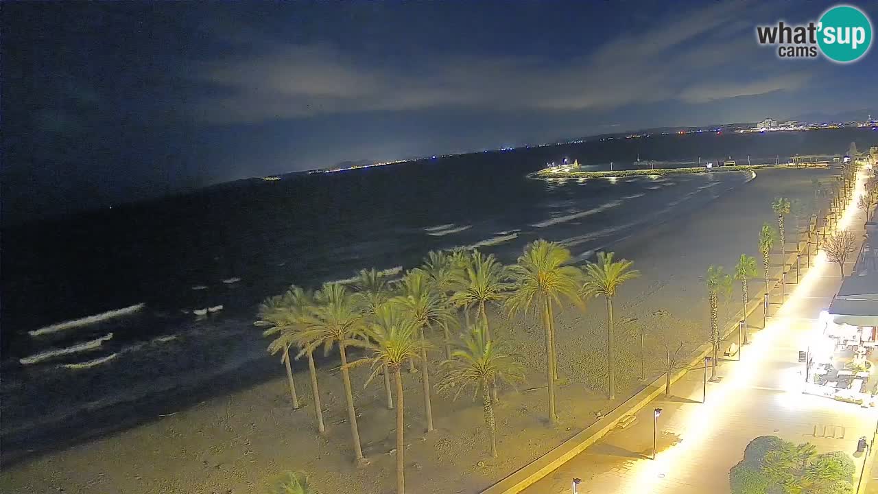 LIVEcam Roses plage – Hotel Montecarlo