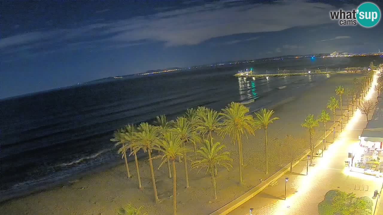 LIVEcam Roses plage – Hotel Montecarlo