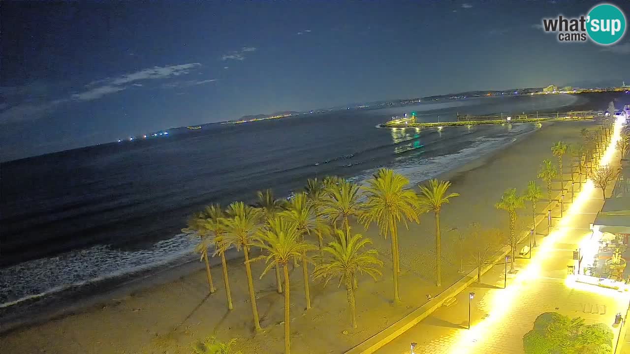 LIVEcam Roses plage – Hotel Montecarlo